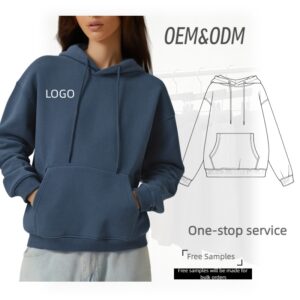 Unisex 3D Embossed Logo Hoodie 400g Cotton Heavy Weight Fleece Custom Logo Pullover Design Logo With Pocket