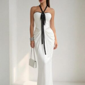white dress