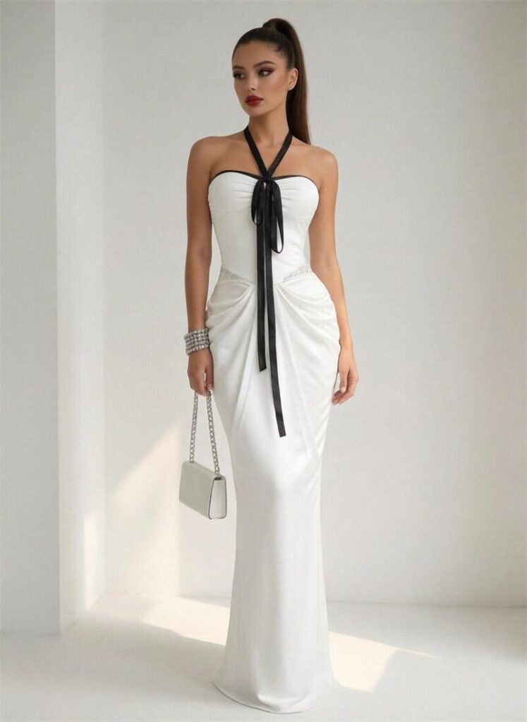 white dress