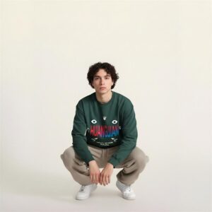 Green long sleeve shirt 4