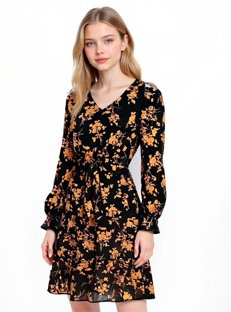 black solid dresses 5