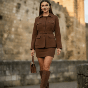brown dresses 4