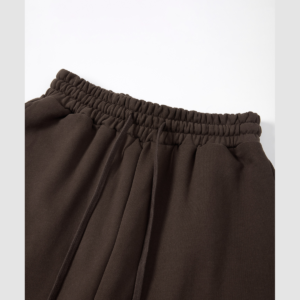 Men's 400 GSM Cotton Wide-Leg Bermuda Sweat Shorts — detail