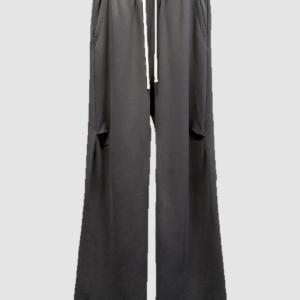 Men's 400 GSM Curved-Seam Flared Sweatpants — color carbon gray