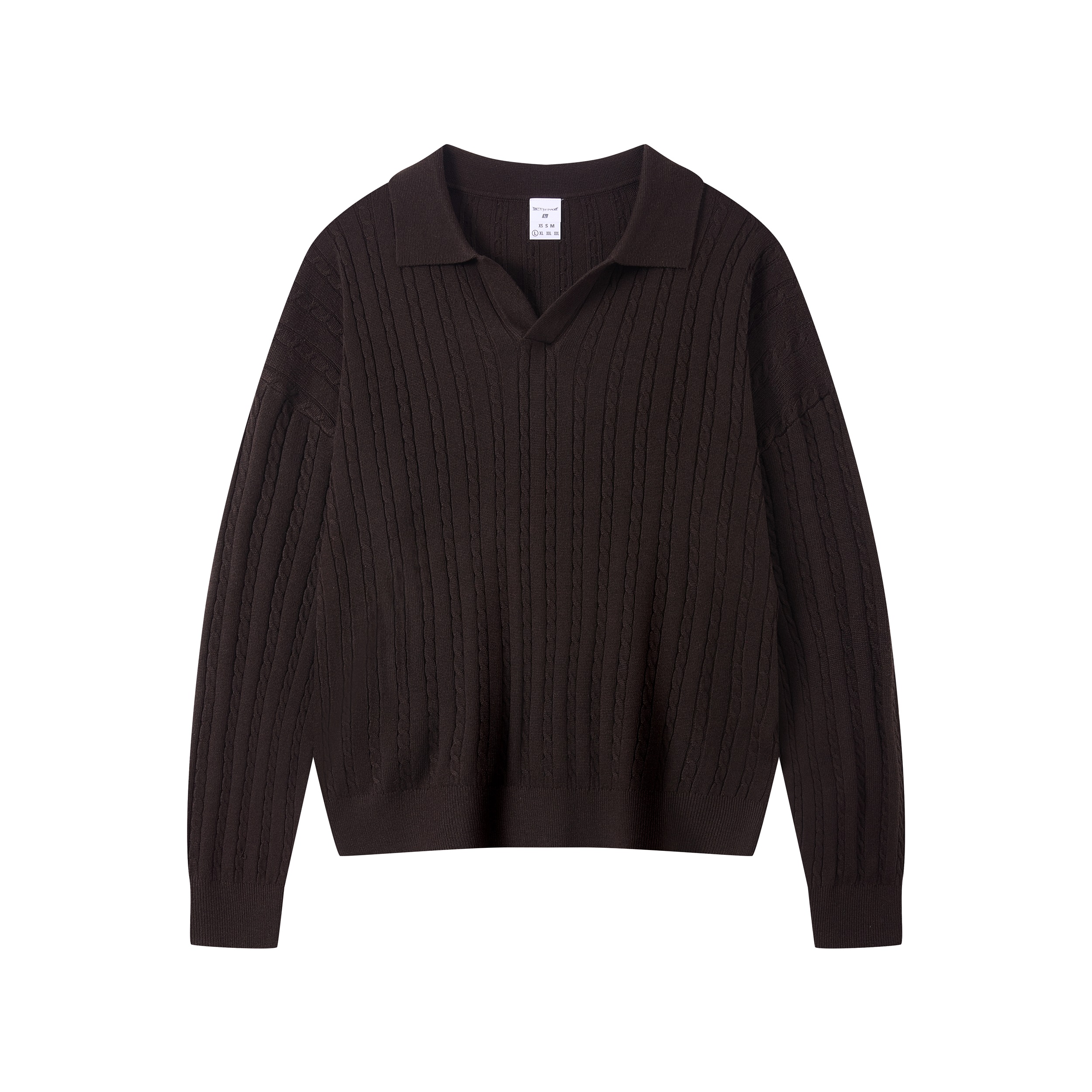 M26378 actual garment coffee brown