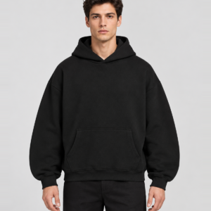 Men's 400 GSM Cotton Boxy Pullover Hoodie — main