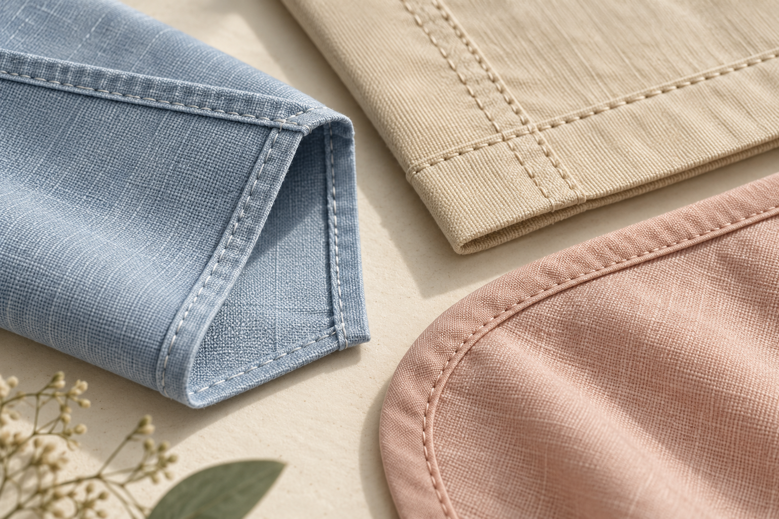 AI-generated textile illustration for Garment Seams and Edge Finishes: A Guide for Fashion Brands