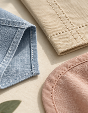AI-generated conceptual textile illustration: Garment Seams and Edge Finishes: A Guide for Fashion Brands